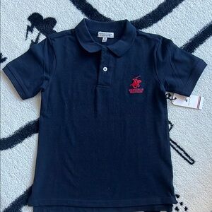 NWT Beverly Hills Polo Club Kids Navy Shirt